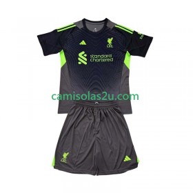 Camisolas de futebol Liverpool Guarda Redes Criança Equipamento Principal 2025/26 Manga Curta